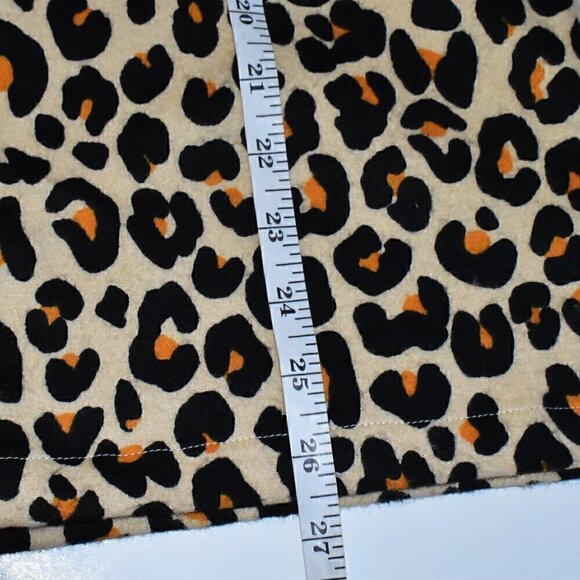 Nordstrom Two Piece Flannel Leopard Print Pajama Set Size S - Picture 6 of 15